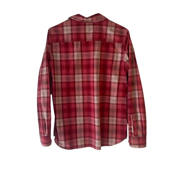 Carhartt Women's Size Small Plaid Workwear Button Up Shirt - Picture 5 of 8